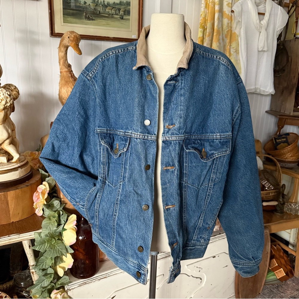Vintage Denver Hayes Blanket lined Denim Jacket